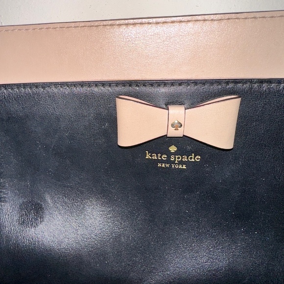 KATE SPADE Two Tone Purse, Black and Pink - Picture 2 of 6
